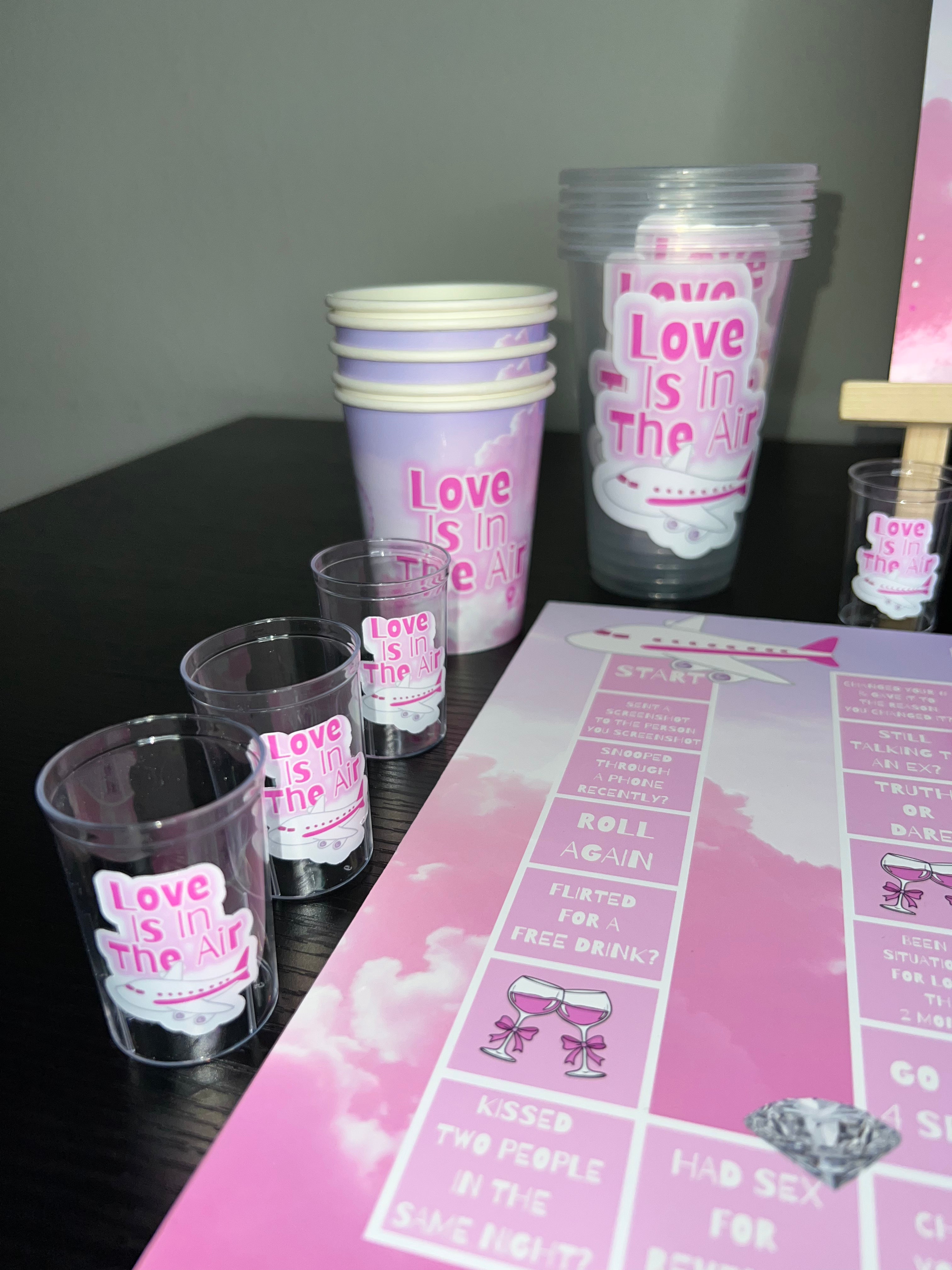 "Catching Flights Not Feelings" Boardgame Set