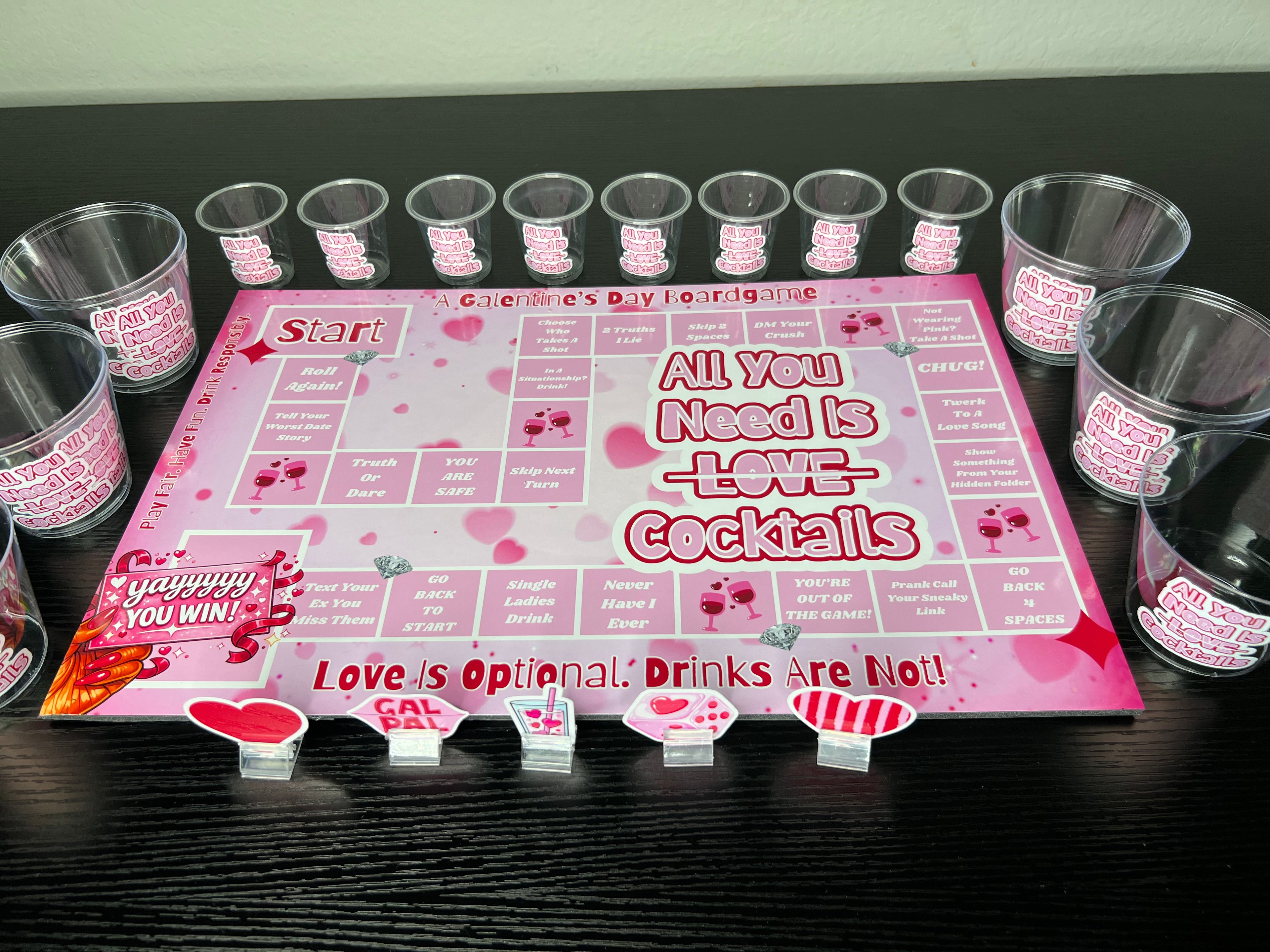 "All You Need Is Cocktails" Galentine's Day Set