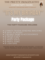 "Its My Birthday" Party Package